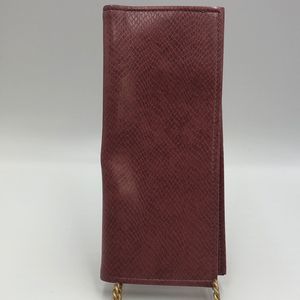 Vintage Hazel, America’s Case Maker Leather Document carrier/ pink snakeskin